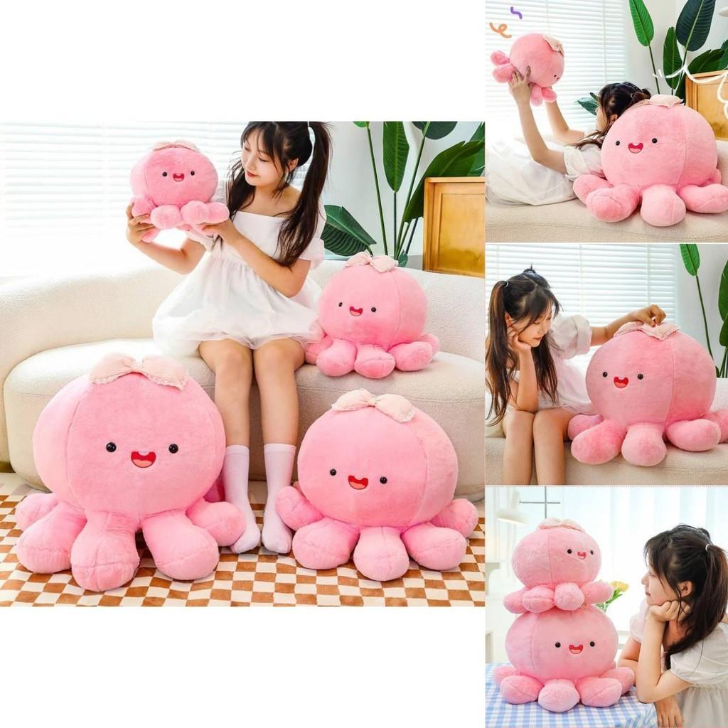 Cute And Adorable Octopus Plush Toy For Window Display And Pillow Decoration Wholesale