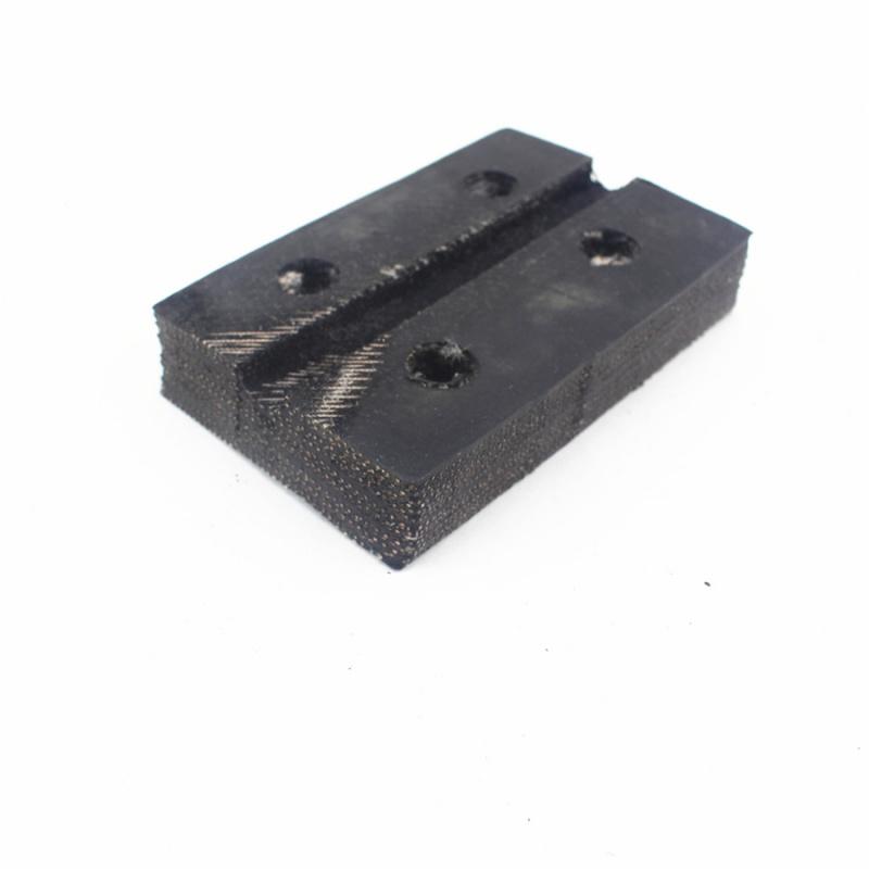 4 Stück/Los Universal Quadratisch Ochsen Sehne Gummi Armpolster Hebekissen Gummi Armpolster Passend für Autohebebühne Auto Auto LKW Hebebühne