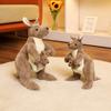 Adorable Kangaroo Plush Toy Soft Stuffed Animal Perfect Children Gift 27cm 35cm 60cm