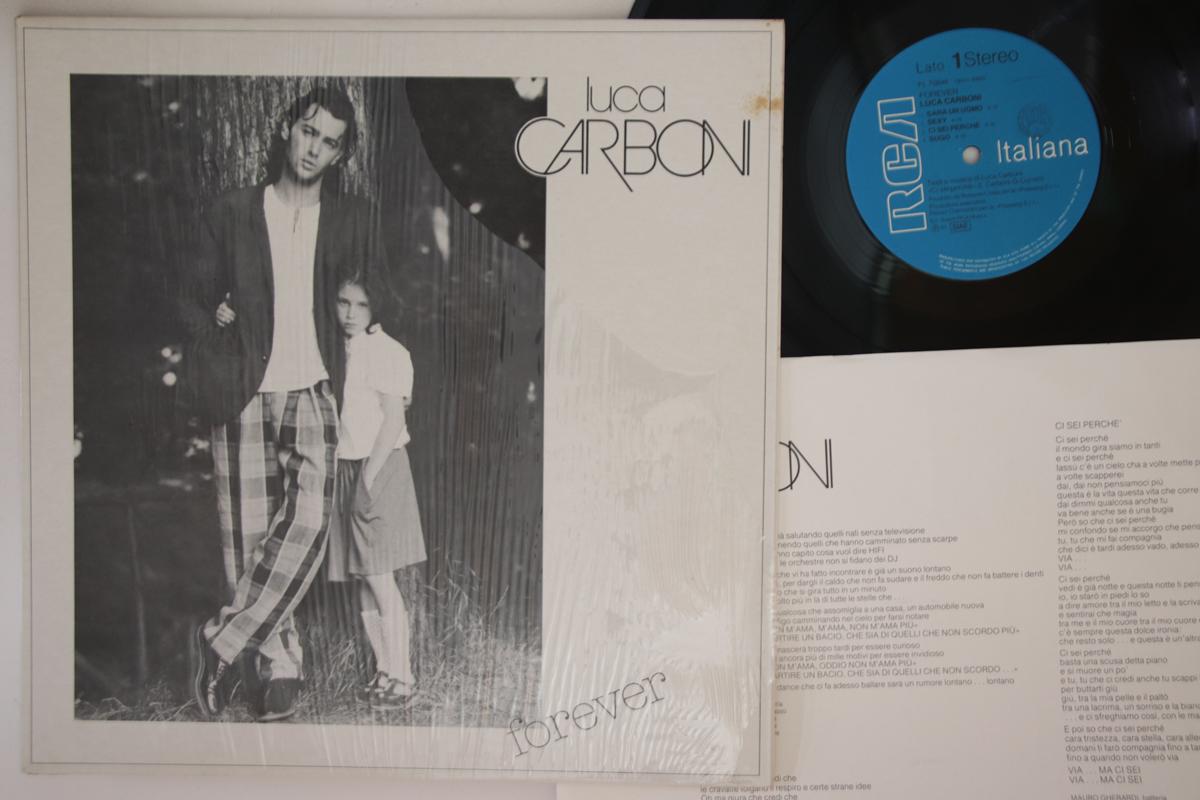 

LP Record LUCA CARBONI - Forever PL70846 RCA ITALIANA 1985 Italy Rock Used