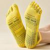 Yoga Pilates Five Finger Socks Ankle Men Non Slip Mesh Solid Simple Athletic Sport Boat Toe Socks