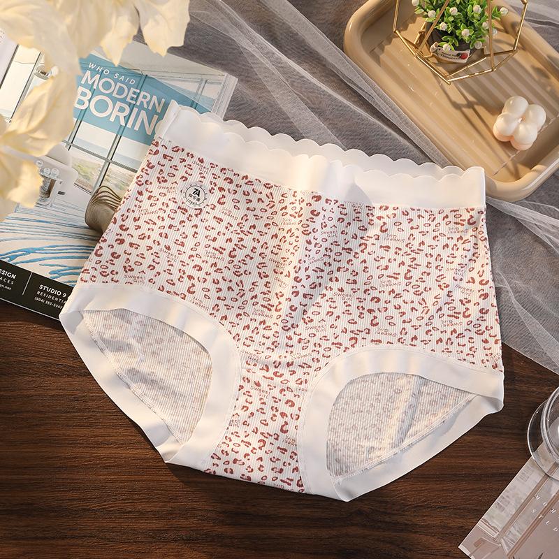 

Плюс Размер Женщин Милый Леопардовый Принт Чистый Хлопок Антибактериальный Промежность Высокая Поясная Сумка Ягодицы Бесшовное Нижнее Белье 3XL фиолетовый