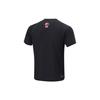 Li Ning CBA Series Guangzhou Team Letter Logo Printed Basketball T-Shirt Men Tops Black ATST919-1
