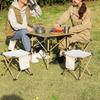 Camping Stool Chair Portable Folding Stool for Outdoor Gardening and Beach Hiking Fishing Foot Stool with Carry Bag