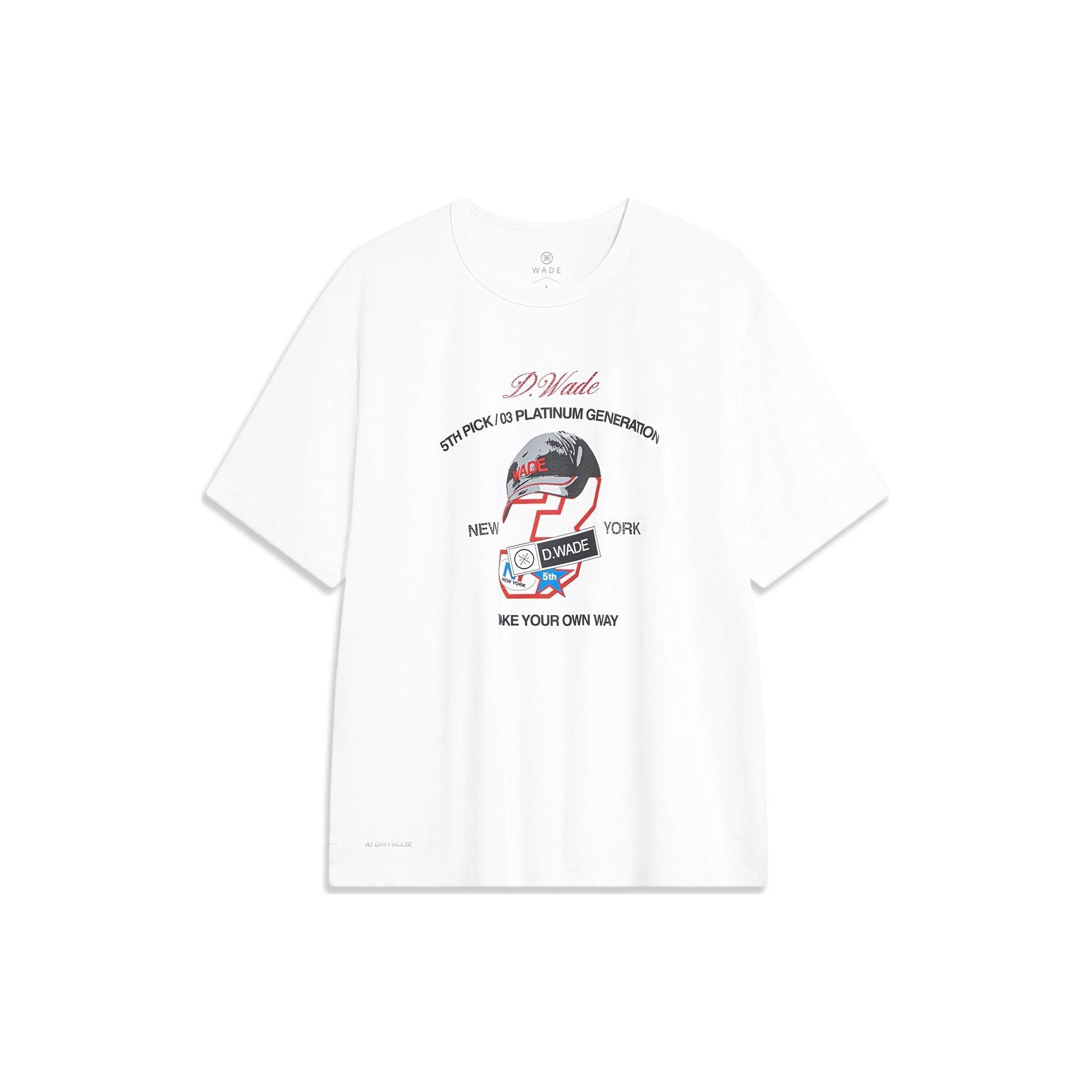 Li-Ning Way of Wade T-shirt White Men s AHST531-2 L