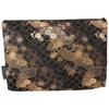 Senshishuin Nishijin Brocade Stamp Book Case with Smoky Fan Cherry Blossom Design Pouch/Shrine (Lined) (Large)