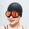 Professional Durable Silicone Swimming Cap With Ear Pockets For Adults And Teens Protects Long Hair And Provides High Elasticity