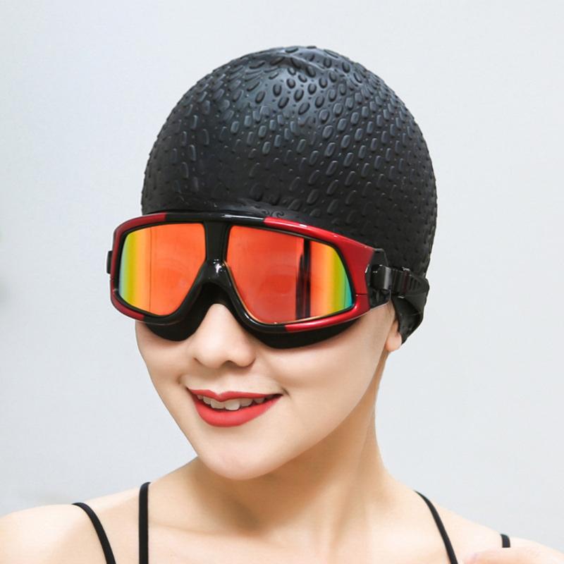 Professional Durable Silicone Swimming Cap With Ear Pockets For Adults And Teens Protects Long Hair And Provides High Elasticity