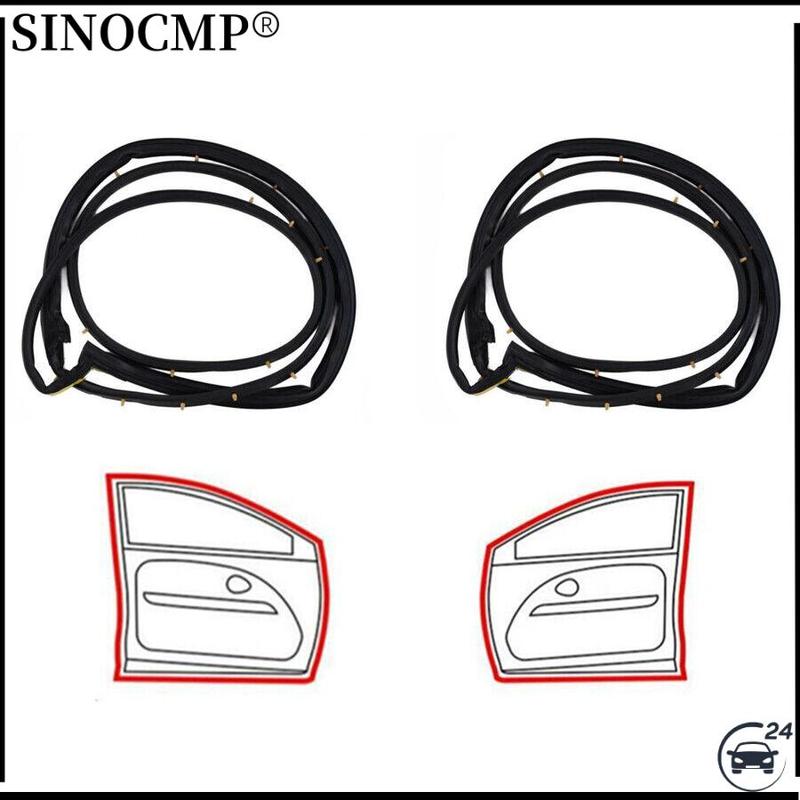 

2Pcs 72310-SNA-A01 72350-SNA-A01 Front LH RH Door Rubber Molding Weatherstrip For 2006-2011 Honda Civic Sedan 1.8L Car Parts