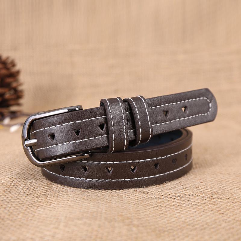 Belt Women Do Not Need To Punch Holes, The Whole Body Is Hollowed Out, Multi-Colored Simple Jeans Belt