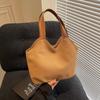 Niche Simple Tote Bag Women's New Personalized Versatile Casual Handbag Literary Canvas Handbag