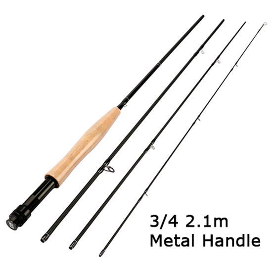 Buy Maxway Fly Fishing Rod 3/4 5/6 7/8 Carbon Fiber Fishing Rods 2.1M 2