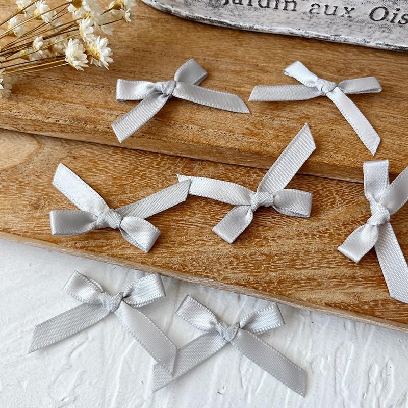 2.5cm Wide Handmade Ribbon Bow Knot for DIY Clothing & Hair Accessories, Card Holders, and Decorations
