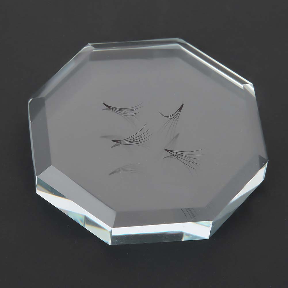 Glass Eyelashes Extension Adhesive Glue Holder Eyelashes Grafting Pads Makeup Tool