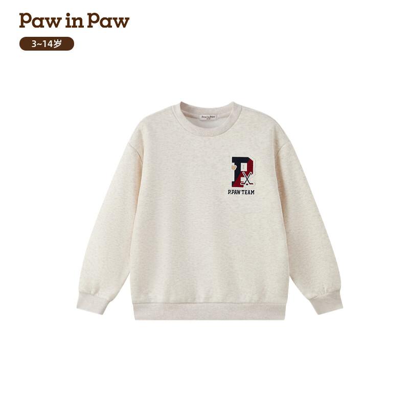 PawinPaw Boys  Cartoon Bear Loose-fit Sweatshirt 120