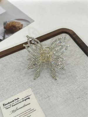 1Pcs Fashion Diamond Pearl Butterfly Hair Clips For Women Hair Accessories