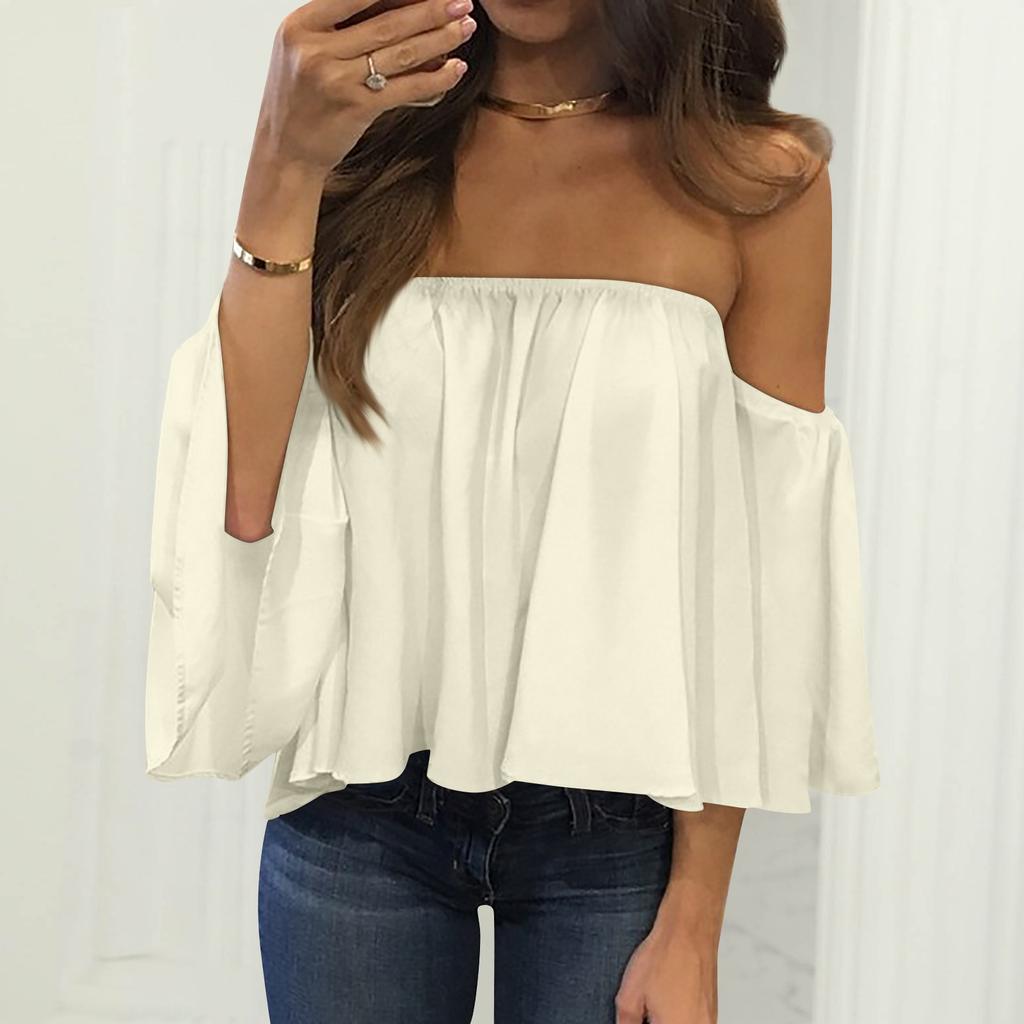 Women's Tube Top Solid Color Strapless Sexy Top