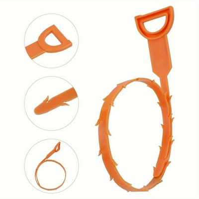 12pcs Drain Clog Removal Tool Set for Hair Clogs In Sewers Toilets Kitchen Sinks Bathroom Tubs Effective Drain Cleaning Sticks