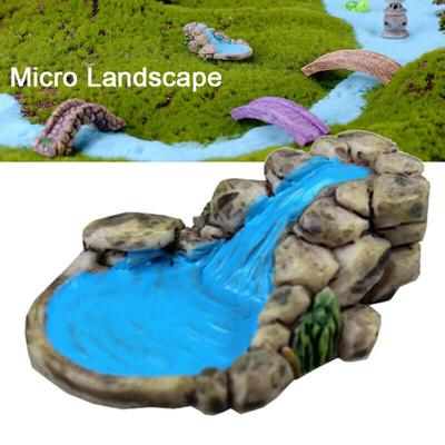 Lawn DIY Bonsai Courtyard Micro Beautiful Crafts Decor Garden Miniature Retro Figurines Landscape