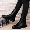 Large size Martin boots men's cotton shoes 48 high top 49 cowhide 50 velvet thermal tooling 51 black extra large size 52 men's shoes