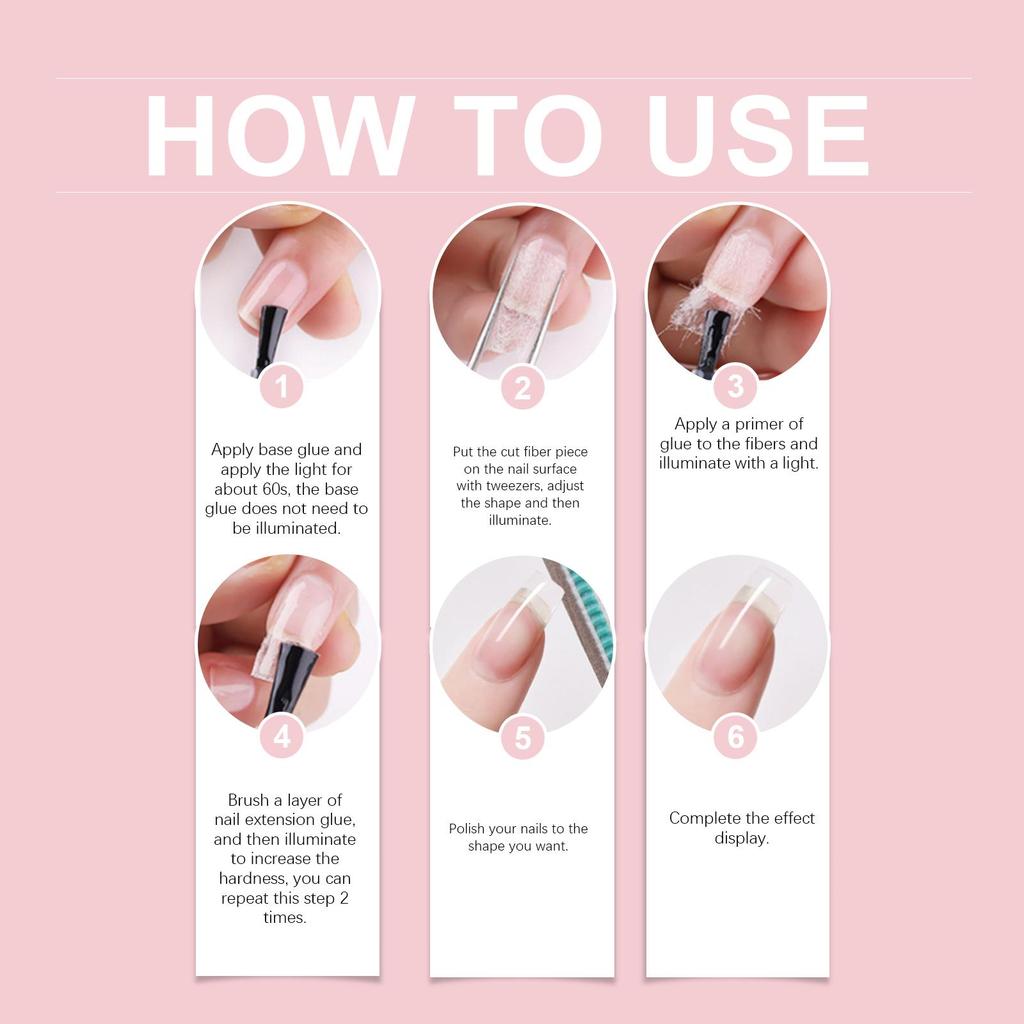 EELHOE Nail Extension Gel, Crystal Model Gel (No Paper Holder Required), Quick Nail Extension with Phototherapy Crystal Gel