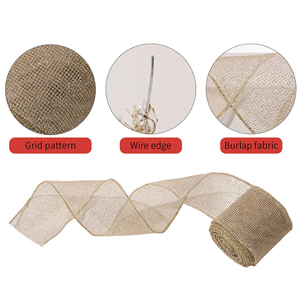 5m Ribbon Christmas Ribbon Christmas Tree Decoration Ribbon Gift Decoration Ribbon