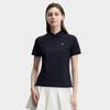 FILA Heritage Fashion Simple Classic Retro Casual Light Business Versatile Comfortable Knitted Short Sleeve Polo Shirt Women tops F51W628101FNV