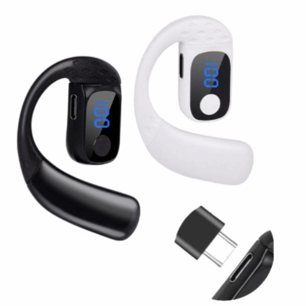 Long Standby Ear Hook Headset Surround Sound Bluetooth Headset  Handsfree Calling