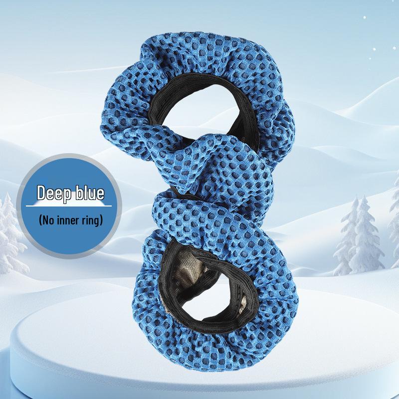 

Дышащая накладка на руль из ледяного шелка, Нескользящая 3D массажная сетка, Без внутреннего кольца, Летний стиль. 38 cm