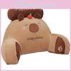 Plush Capybara Animal Cushion With Pp Cotton Filling Latex For Home Car And