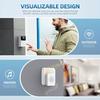 [Wireless Video Doorbell] 1pc Wireless Video Doorbell - HD Camera, Wide Angle, Intelligent Voice Intercom, WiFi Enabled, Battery/USB Dual Power