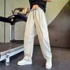 New Casual Pants Men's Summer Thin Trendy Brand Loose Solid Color Straight Wide-leg Pants Trend Versatile