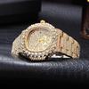 Fashion Iced Out Watches Men Luxury Full Diamond Automatic Date Clock Steel Waterproof Watch Male