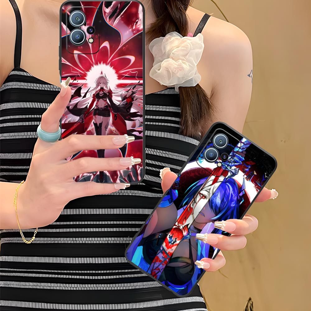 HSR Acheron Matte TPU Mobile Phone Case for Huawei P60 P50 P40 P30 P20 P10 P9 P8 Pro Lite Plus Colorful Printing Cover