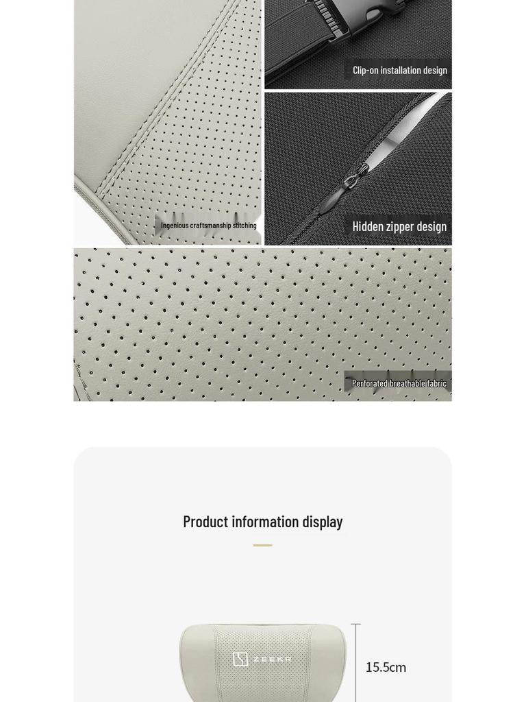 Zeekr 7X/009/007/MIX Headrest and Lumbar Support Neck Protection