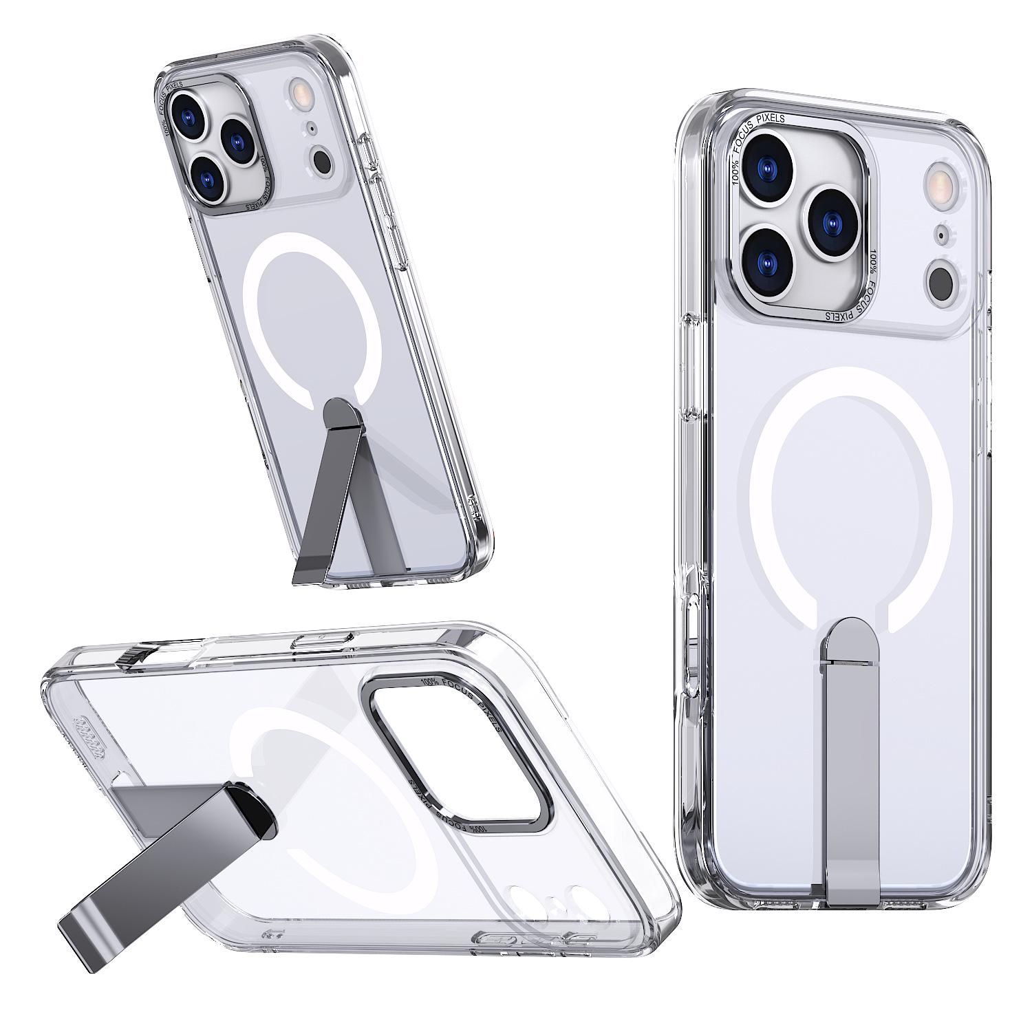

iPhone 17 Pro Max Starlight MagSafe Case with Magnetic Stand, Drop-proof iPhone 15 Pro Max