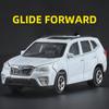 Mini 1:64 Subaru Forester Car Model Toy High Simulation Shock Absorbing Sliding SUV Models Birthday Presents for Kids Boys