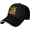 I Fix Shit And I Know Things Funny Slogan Baseball Cap Polyester Casual Adjustable Hat Adult
