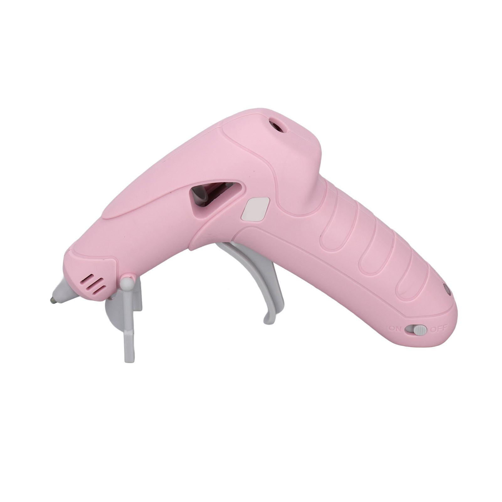 

Cordless Glue Gun Rechargeable Handcraft Anti Scald Mouth Electric Glue Gun with 30 Glue Stick for Office School