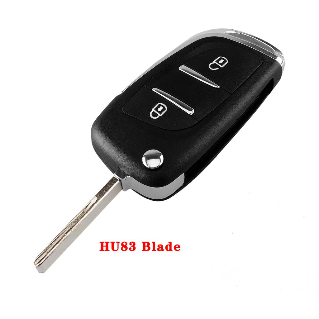LIXIANG for Peugeot 207 307 407 208 308 408 607 Partner Ce0536 433Mhz ID46 2/3 Buttons ASK FSK Modified Remote Car Key