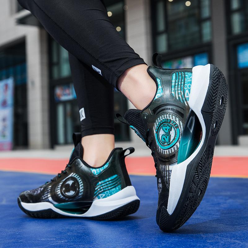 

Kobe Technology Синие кроссовки Мужские 2025 Лето Новые Женские Ударопрочные Износостойкие Детские Спортивные Дышащие Практичные Баскетбольные кроссовки 45