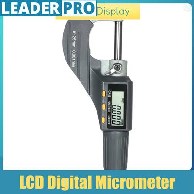 0-25mm Electronic Digital Outside Micrometer Portable Micro Caliper 0.001mm High Precision Depth Micrometer