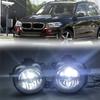 QM-1Pair Front Bumper LED Fog Light Lamp DRL Driving Lamp For BMW X3 X4 F26 X5 F15 F85 X6 63177317251,63177317252