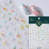 1pcs 5D Nail Art Stickers Soft Relief Freesia Peony Tulip Flower Embossed Mixed Petal Leaf Self Adhesive Nail Decorations