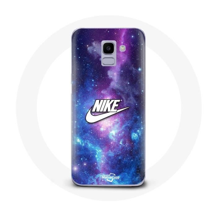 Case - Nike - Samsung Galaxy A8 2018 - White Logo - Soft - Colorful