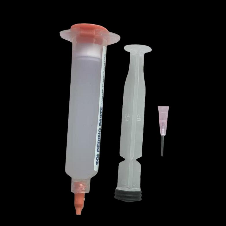 Premium NC-559-ASM 10cc BGA Solder Paste No-Clean Syringe with Plunger Needle