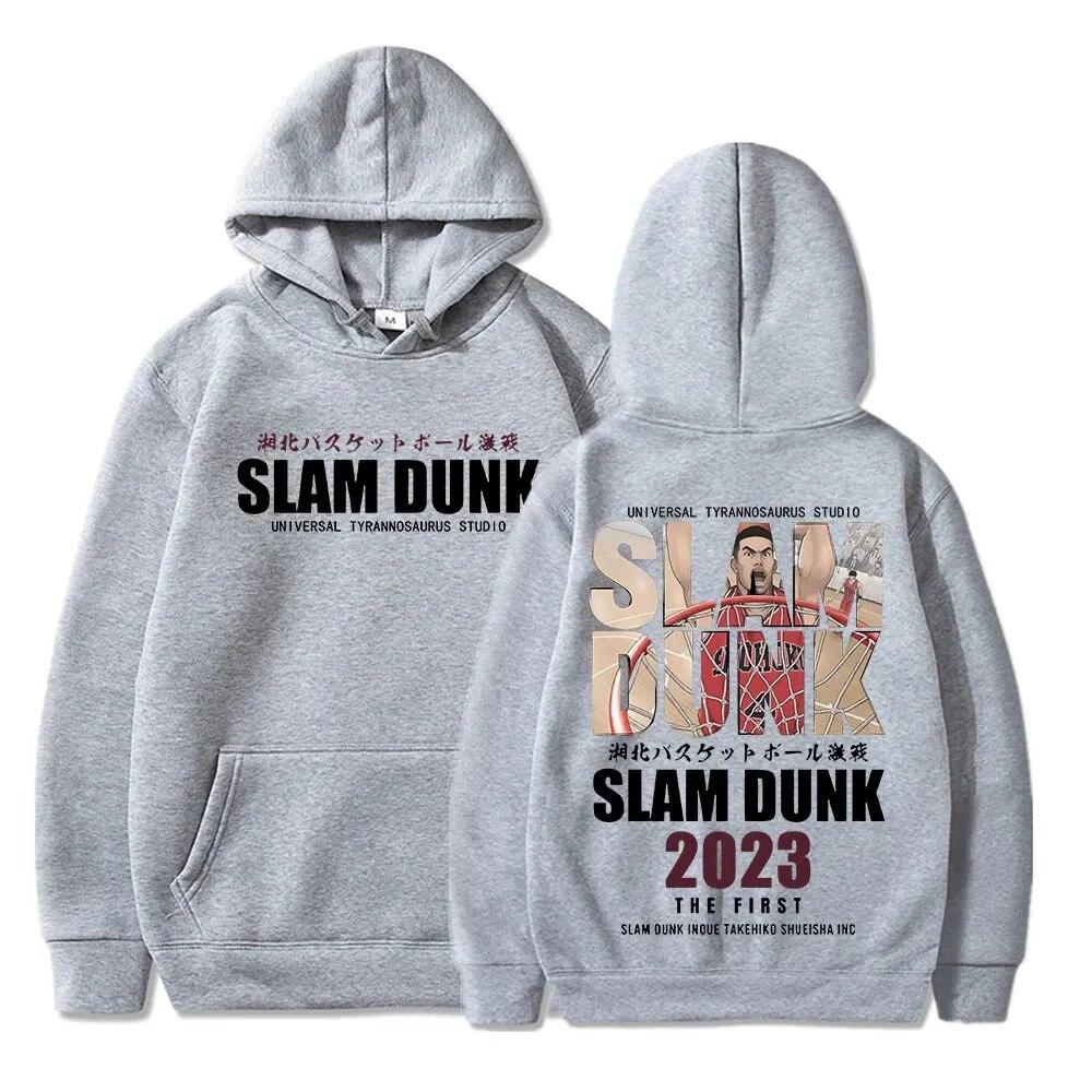Dámská mikina Unisex Streetwear Běžné oblečení y2k Podzim Zima Unisex Mikiny Japonské Anime Slam Dunk Potisk Pulovr Mikina Unisex