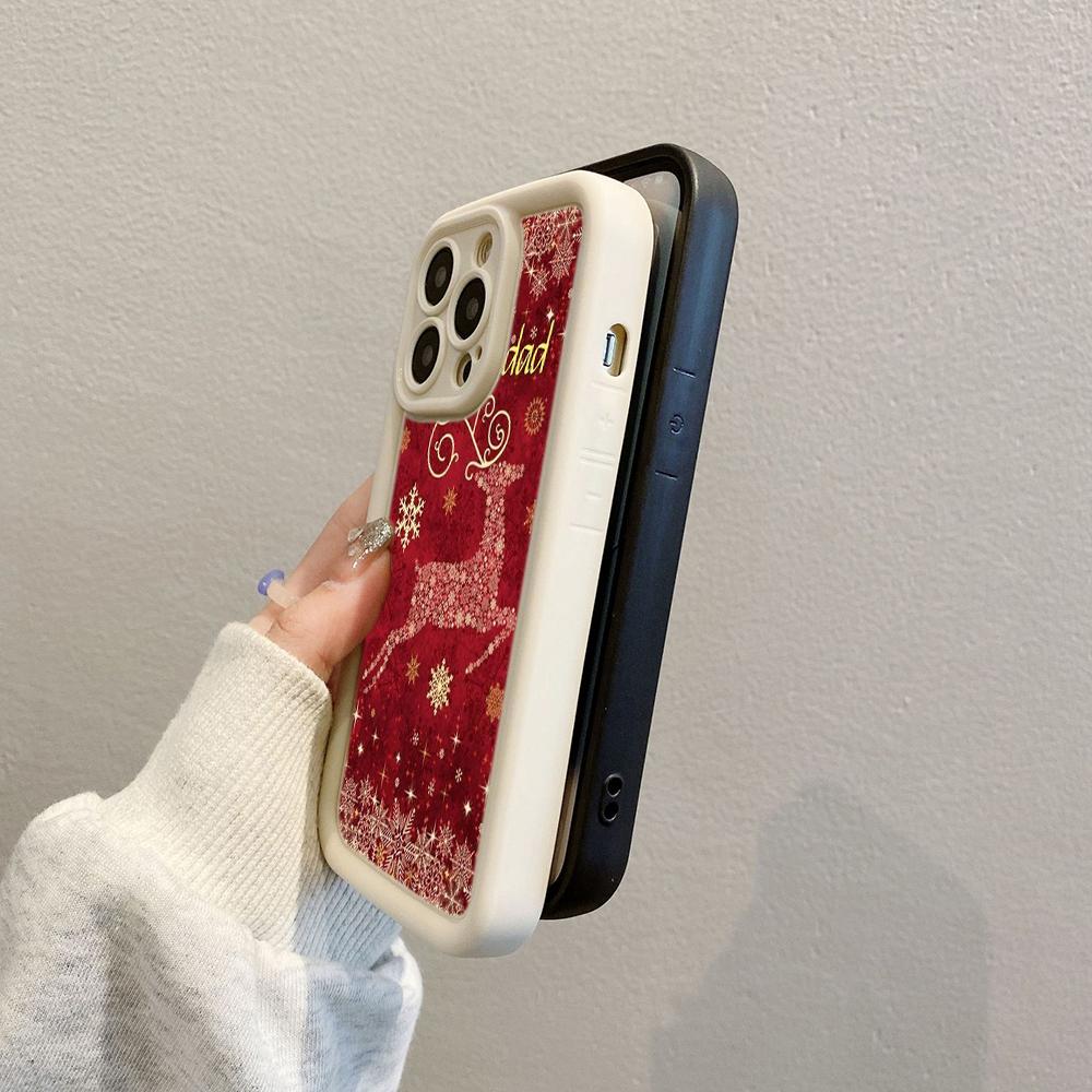 Sky Eye Ladder Soft Case for infinix Note 30 Hot 50 40 Smart 8 9 OnePlus Google All infinix models Phone Cases Cover NY28 Christmas tree Santa Claus