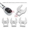 8Pcs 3/8inch Drive Crowfoot Wrench Set 10-19mm Foot Open End Spanner Torques Wrenches Key Kit Hand Tool Accessories