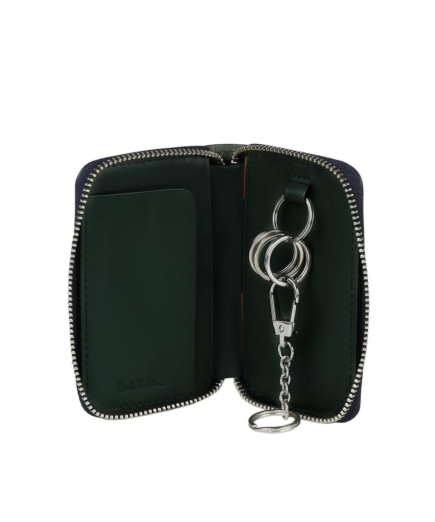 Paul Smith Bright Stripe Puller Smart Key Card Case &